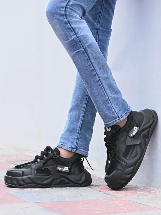 JonSN IronStride Sport Black Shoes